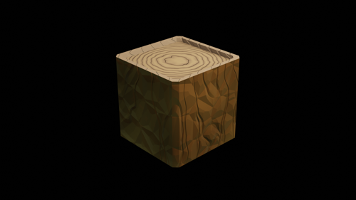 Wood Cube Eevee [just nodes] preview image